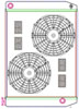 MegaCool ComboUnit Universal Fit Radiator and Fan Single Pass Crossflow Design 27.50" x 19" with 16AN Inlet/Outlet - image 1