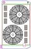 MegaCool ComboUnit Universal Fit Radiator and Fan Single Pass Crossflow Design 31" x 19" with 16AN Inlet - image 1