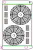 MegaCool ComboUnit Universal Fit Radiator and Fan Single Pass Crossflow Design 31" x 19" with Straight Outlet - image 1