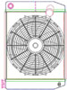 MegaCool CombuUnit Universal Fit Radiator and Fan Dual Pass Crossflow Design 22" x 15.50" with 16AN Inlet - image 1