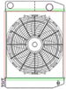 MegaCool ComboUnit Universal Fit Radiator and Fan Dual Pass Crossflow Design 22" x 15.50" with Straight Outlet - image 1