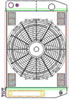MegaCool CombuUnit Universal Fit Radiator and Fan Dual Pass Crossflow Design 24" x 15.50" for LS Swap with Cooler - image 1