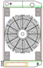 MegaCool CombuUnit Universal Fit Radiator and Fan Dual Pass Crossflow Design 26" x 15.50" for LS Swap - image 1