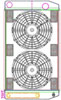 MegaCool ComboUnit Universal Fit Radiator and Fan Dual Pass Crossflow Design 27.50" x 15.50" with Transmission Cooler - image 1
