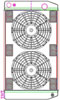MegaCool CombuUnit Universal Fit Radiator and Fan Dual Pass Crossflow Design 27.50" x 15.50" for LS Swap - image 1