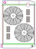 MegaCool CombuUnit Universal Fit Radiator and Fan Dual Pass Crossflow Design 27.50" x 19" with 16AN Inlet - image 1