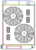 MegaCool ComboUnit Universal Fit Radiator and Fan Dual Pass Crossflow Design 27.50" x 19" with Transmission Cooler - image 1