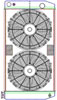 MegaCool CombuUnit Universal Fit Radiator and Fan Dual Pass Crossflow Design 31" x 15.50" for LS Swap - image 1