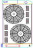MegaCool CombuUnit Universal Fit Radiator and Fan Dual Pass Crossflow Design 31" x 19" for LS Swap with Cooler - image 1