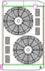 MegaCool ComboUnit Universal Fit Radiator and Fan Dual Pass Crossflow Design 31" x 19" with Straight Outlet - image 1