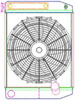 MegaCool ComboUnit Universal Fit Radiator and Fan Dual Pass Crossflow Design 22" x 15.50" with Transmission Cooler - image 1