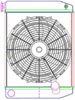 MegaCool ComboUnit Universal Fit Radiator and Fan Dual Pass Crossflow Design 22" x 15.50" with No Options - image 1