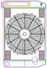 MegaCool ComboUnit Universal Fit Radiator and Fan Dual Pass Crossflow Design 24" x 15.50" with Transmission Cooler - image 1