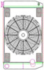MegaCool ComboUnit Universal Fit Radiator and Fan Dual Pass Crossflow Design 26" x 15.50" with No Options - image 1