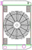 MegaCool ComboUnit Universal Fit Radiator and Fan Dual Pass Crossflow Design 26" x 15.50" with Straight Outlet - image 1