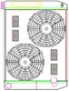 MegaCool ComboUnit Universal Fit Radiator and Fan Dual Pass Crossflow Design 26" x 19" with Transmission Cooler - image 1