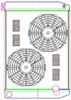 MegaCool ComboUnit Universal Fit Radiator and Fan Dual Pass Crossflow Design 27.50" x 19" with No Options - image 1