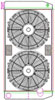 MegaCool ComboUnit Universal Fit Radiator and Fan Dual Pass Crossflow Design 31" x 15.50" with No Options - image 1