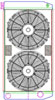 MegaCool ComboUnit Universal Fit Radiator and Fan Dual Pass Crossflow Design 31" x 15.50" with Straight Outlet - image 1