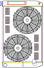 MegaCool ComboUnit Universal Fit Radiator and Fan Dual Pass Crossflow Design 31" x 19" with Transmission Cooler - image 1