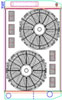 MegaCool ComboUnit Universal Fit Radiator and Fan Dual Pass Crossflow Design 31" x 19" with Transmission Cooler - image 1