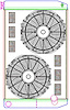 MegaCool ComboUnit Universal Fit Radiator and Fan Dual Pass Crossflow Design 31" x 19" with No Options - image 1