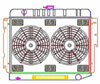 ExactFit Radiator ComboUnit for 1970-1973 Chrysler B Body Charger/Coronet/Road Runner/Satellite with Small Block - image 1