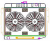 ExactFit Radiator ComboUnit for 1970-1973 Chrysler B Body Charger/Coronet/Road Runner/Satellite with Big Block - image 1