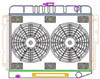 ExactFit Radiator CombUnit for 1970-1973 Chrysler B Body Charger/Coronet/Road Runner/Satellite with Big Block & A/C - image 1