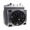 ExactFit Radiator ComboUnit for 1957 Chevrolet Car for Chevy L6 Mount with Transmission Cooler - image 1