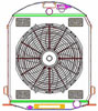 ExactFit Radiator ComboUnit for 1928-1929 Model A with Early GM Engine and Hood Rod Bracket - image 1