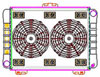 ExactFit Radiator ComboUnit for 1964 Galaxie/Thunderbolt with Late Small Block & Big Block - image 1
