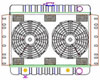 ExactFit Radiator ComboUnit for 1959-1964 Belair/Biscayne/Impala with Transmission Cooler - image 1
