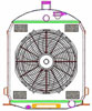ExactFit Radiator ComboUnit for 1928-1929 Model A with Early GM Engine and Dummy Filler Neck - image 1