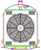 ExactFit Radiator ComboUnit for 1928-1929 Model A with Early GM Engine; Dummy Filler Neck & Hood Rod Options - image 1