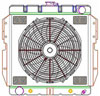 ExactFit Radiator ComboUnit for 1955-1957 Thunderbird with Early V8 - image 1