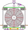 ExactFit Radiator ComboUnit for 1927 Model T with Early GM Engine - image 1