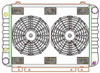 ExactFit Radiator ComboUnit for 1966 Thunderbird with Late Small Block & Big Block - image 1
