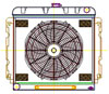 ExactFit Radiator ComboUnit for 1966-1969 Chrysler B Body Belvedere/Satellite/Coronet/Charger with Small Block - image 1