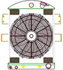 ExactFit Radiator ComboUnit for 1934-1935 Chevrolet Standard with Transmission Cooler - image 1