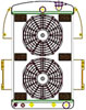 ExactFit Radiator ComboUnit for 1934-1936 Chevy/GMC Pickup Truck - image 1