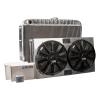 PerformanceFit Radiator ComboUnit for 1959-1963 Chevy Impala with Steering Box Knock out & Transmission Cooler - image 1