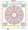 ExactFit Radiator ComboUnit for 1958 Chevrolet Car with Transmission Cooler - image 2