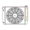 ClassicCool ComboUnit Universal Fit Radiator and Fan Single Pass Crossflow Design 22" x 15.50" for HEMI Swap with Cooler - image 1