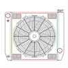 ClassicCool ComboUnit Universal Fit Radiator and Fan Single Pass Crossflow Design 22" x 19" for HEMI Swap - image 1
