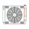 ClassicCool ComboUnit Universal Fit Radiator and Fan Single Pass Crossflow Design 24" x 19" for HEMI Swap with Cooler - image 1