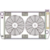 ClassicCool ComboUnit Universal Fit Radiator and Fan Single Pass Crossflow Design 27.50" x 15.50" for HEMI Swap with Cooler - image 1