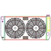 ClassicCool ComboUnit Universal Fit Radiator and Fan Single Pass Crossflow Design 31" x 15.50" for HEMI Swap with Cooler - image 1