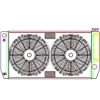 ClassicCool ComboUnit Universal Fit Radiator and Fan Single Pass Crossflow Design 31" x 15.50" for LS Swap with Cooler - image 1
