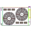 ClassicCool ComboUnit Universal Fit Radiator and Fan Single Pass Crossflow Design 31" x 19" for LS Swap with Cooler - image 1
